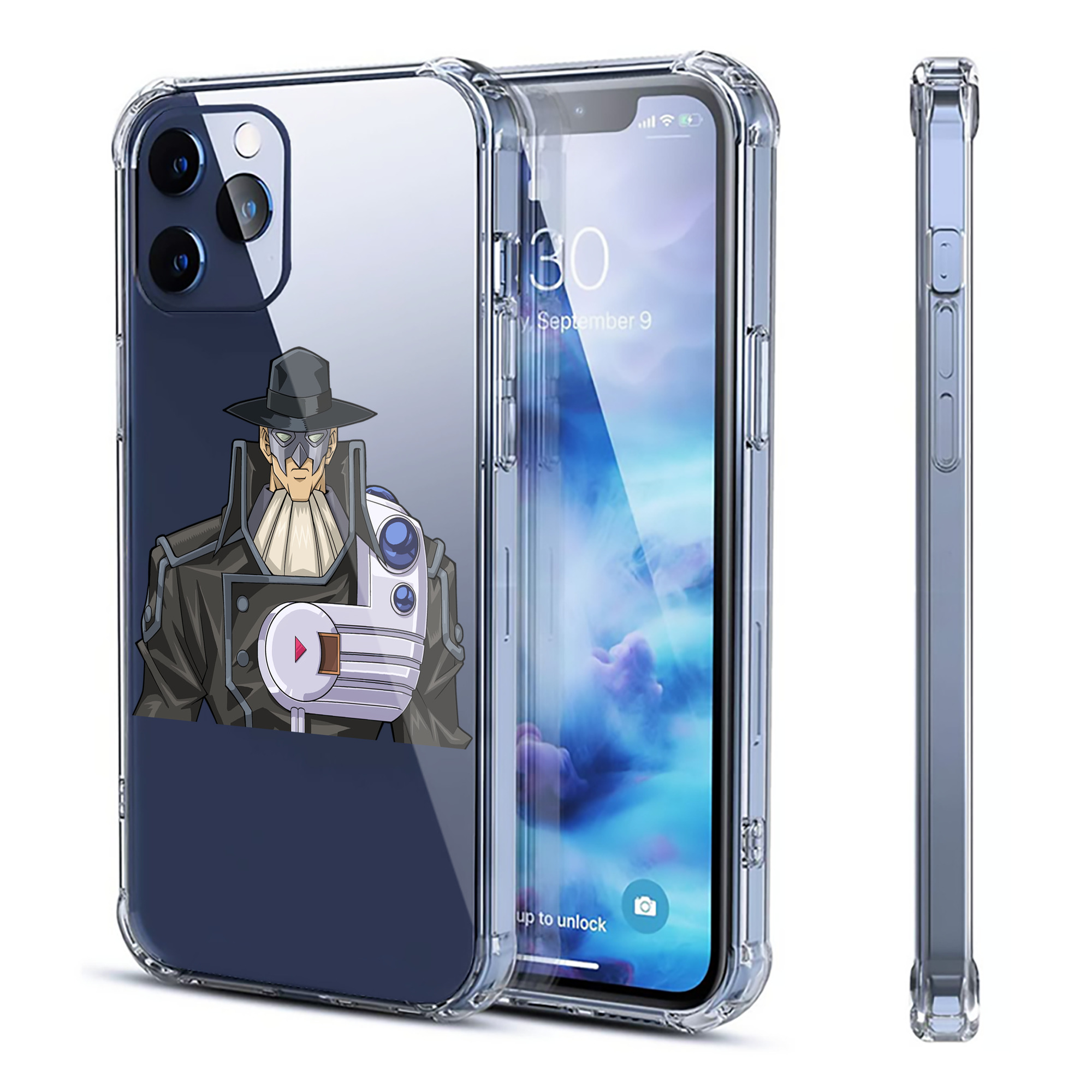 （画像用） 遊☆戯☆王 Yu-Gi-Oh! 【iPhone 12シリーズ対応】透明スマホケース（クリアソフトケース）